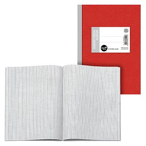 Staufen® Geschäftsbuch ca. DIN A5 kariert, rot Hardcover 192 Seiten von Staufen®