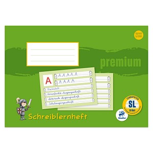 Staufen® Schreiblernheft Premium Lineatur SL liniert DIN A4 quer ohne Rand, 16 Blatt von Staufen®