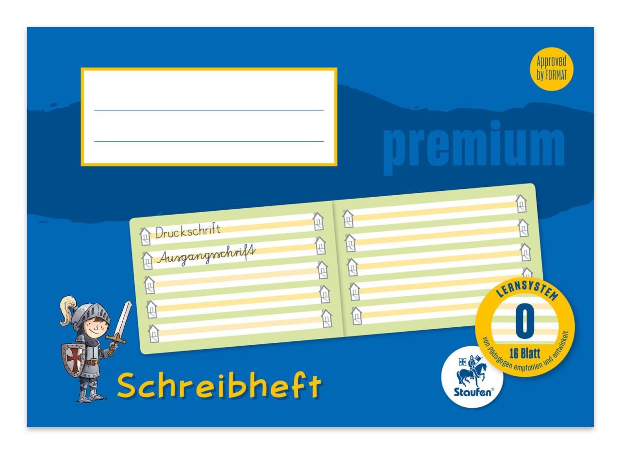 Staufen® Schreiblernhefte Staufen Heft A5quer LIN 0 fMZ liniert DIN A5 quer 16 von Staufen®