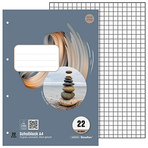 Staufen® Schulblock Style Lin22 DIN A4 kariert von Staufen®