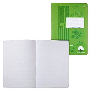 Staufen® Schulheft Premio Lineatur 3 liniert A4 ohne Rand, 32 Blatt von Staufen®