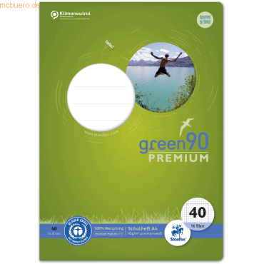 10 x Staufen Schulheft Green A4 kariert 5mm Lineatur 40 16 Blatt 10 x Staufen Schulheft Green A4 kariert 5mm Lineatur 40 16 Blatt von Staufen