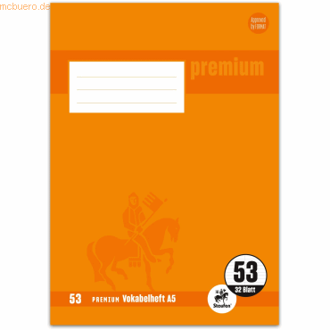 2 x Staufen Vokabelheft Premium A5 32 Blatt von Staufen