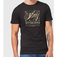 Stay Strong Deming Men's T-Shirt - Black - 3XL von Stay Strong