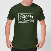 Stay Strong Est. 2007 Men's T-Shirt - Forest Green - XS von Stay Strong