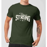 Stay Strong Logo Men's T-Shirt - Forest Green - XS von Stay Strong