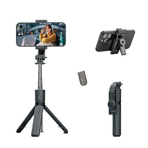 Stativ Für Smartphone - Handy Stativ Für iPhone Selfie Stick Mit Fernauslöser Stativ Für iPhone 360° Drehbar Mit Kabelloser Fernbedienung Maximale Verlängerungslänge 67 cm Für Handys Von 6,5-9,5 cm von Stdlyxun