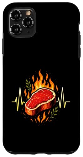 Grillen Steak Ekg Herzlinie Griller Bbq Sommer Hülle für iPhone 11 Pro Max Grillen Steak Ekg Herzlinie Griller Bbq Sommer Hülle für iPhone 11 Pro Max von Steak Liebhaber Fleisch