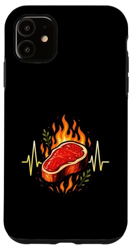Grillen Steak Ekg Herzlinie Griller Bbq Sommer Hülle für iPhone 11 Grillen Steak Ekg Herzlinie Griller Bbq Sommer Hülle für iPhone 11 von Steak Liebhaber Fleisch