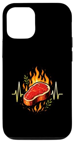 Grillen Steak Ekg Herzlinie Griller Bbq Sommer Hülle für iPhone 12/12 Pro Grillen Steak Ekg Herzlinie Griller Bbq Sommer Hülle für iPhone 12/12 Pro von Steak Liebhaber Fleisch