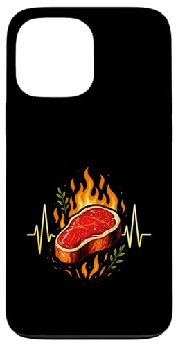 Grillen Steak Ekg Herzlinie Griller Bbq Sommer Hülle für iPhone 13 Pro Max Grillen Steak Ekg Herzlinie Griller Bbq Sommer Hülle für iPhone 13 Pro Max von Steak Liebhaber Fleisch