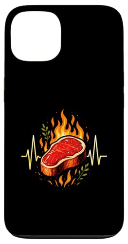 Grillen Steak Ekg Herzlinie Griller Bbq Sommer Hülle für iPhone 13 Grillen Steak Ekg Herzlinie Griller Bbq Sommer Hülle für iPhone 13 von Steak Liebhaber Fleisch