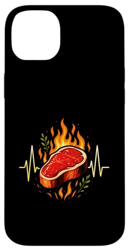 Grillen Steak Ekg Herzlinie Griller Bbq Sommer Hülle für iPhone 14 Plus Grillen Steak Ekg Herzlinie Griller Bbq Sommer Hülle für iPhone 14 Plus von Steak Liebhaber Fleisch