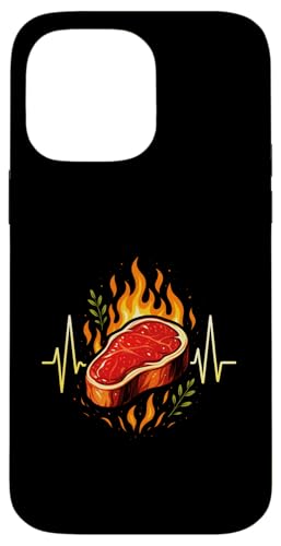 Grillen Steak Ekg Herzlinie Griller Bbq Sommer Hülle für iPhone 14 Pro Max Grillen Steak Ekg Herzlinie Griller Bbq Sommer Hülle für iPhone 14 Pro Max von Steak Liebhaber Fleisch