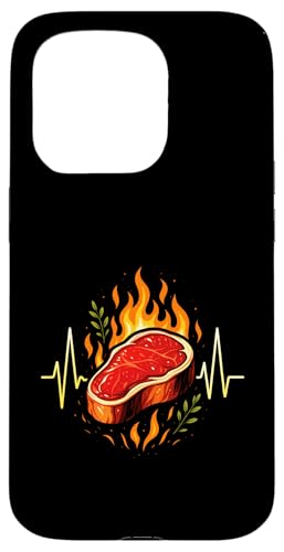 Grillen Steak Ekg Herzlinie Griller Bbq Sommer Hülle für iPhone 15 Pro Grillen Steak Ekg Herzlinie Griller Bbq Sommer Hülle für iPhone 15 Pro von Steak Liebhaber Fleisch
