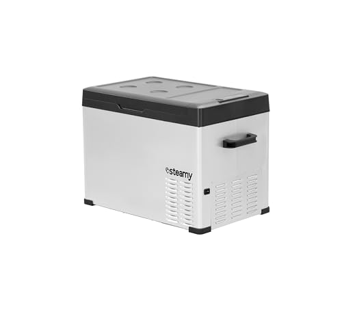 Steamy-E Single Zone 40, Elektrische Kompressor-Kühlbox, 36 Liter, Silber Steamy-E Single Zone 40, Elektrische Kompressor-Kühlbox, 36 Liter, Silber von Steamy