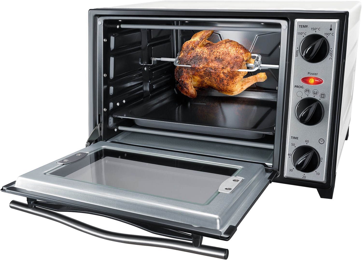 KB 27 U2 Backofen mit Drehspieß und Umluft weiß KB 27 U2 Backofen mit Drehspieß und Umluft weiß von Steba