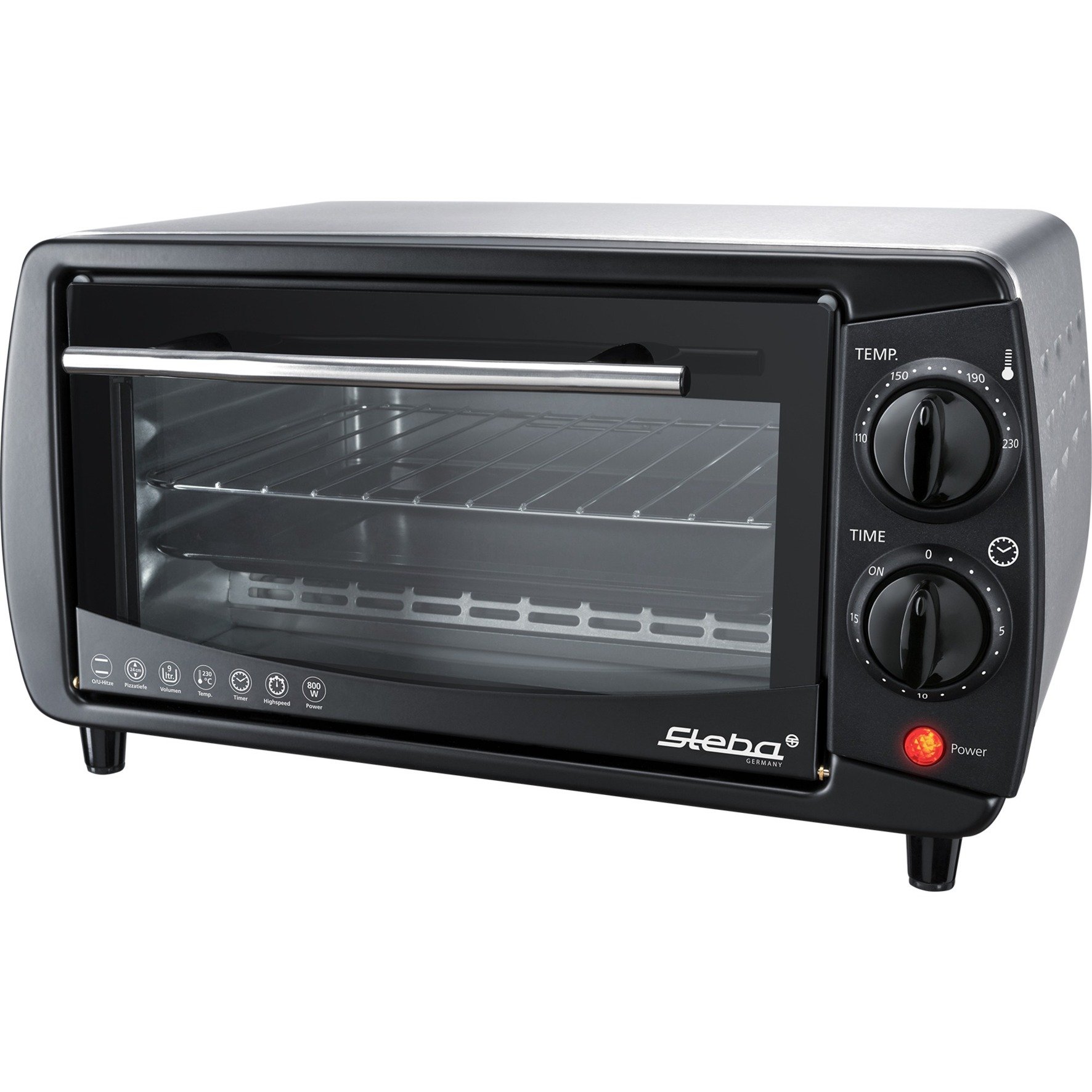 KB 9.2 800W, Mini-Backofen KB 9.2 800W, Mini-Backofen von Steba