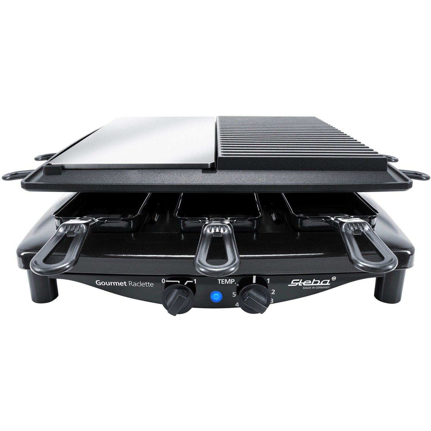 Premium Raclette RC 8 Black Steel von Steba