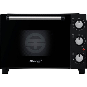 Steba KB M19 Minibackofen 1.400 W schwarz/silber von Steba