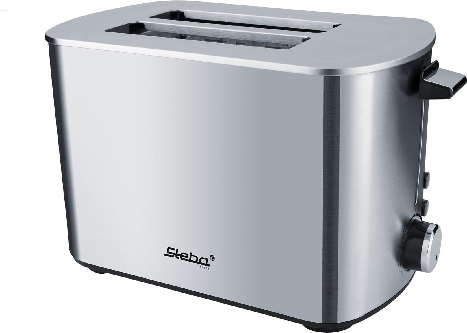Steba TO 20 INOX Toaster 2 Scheibe(n) Edelstahl 850 W (TO 20 Inox) von Steba