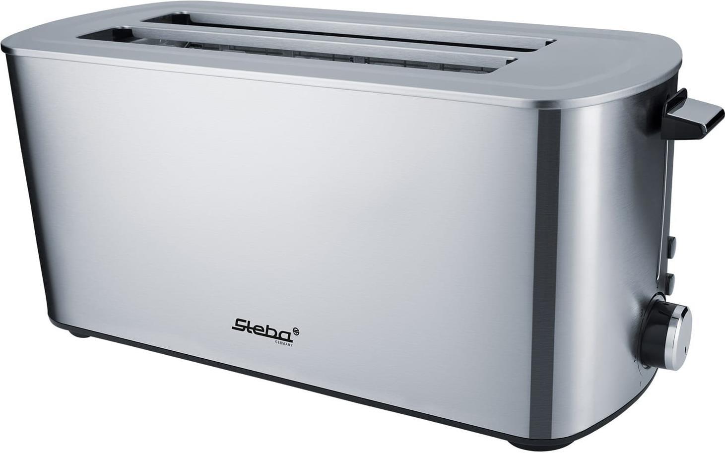 Steba TO 21 INOX Toaster 4 Scheibe(n) Edelstahl 1400 W (TO 21 Inox) von Steba