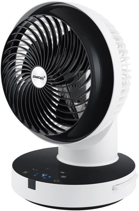 VT 360 Twist Tischventilator weiß/schwarz von Steba