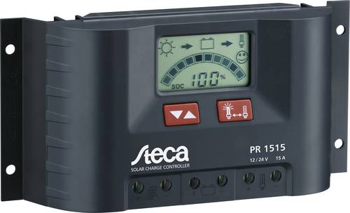 Steca PR 1515 Laderegler PWM 12 V, 24V 15A von Steca