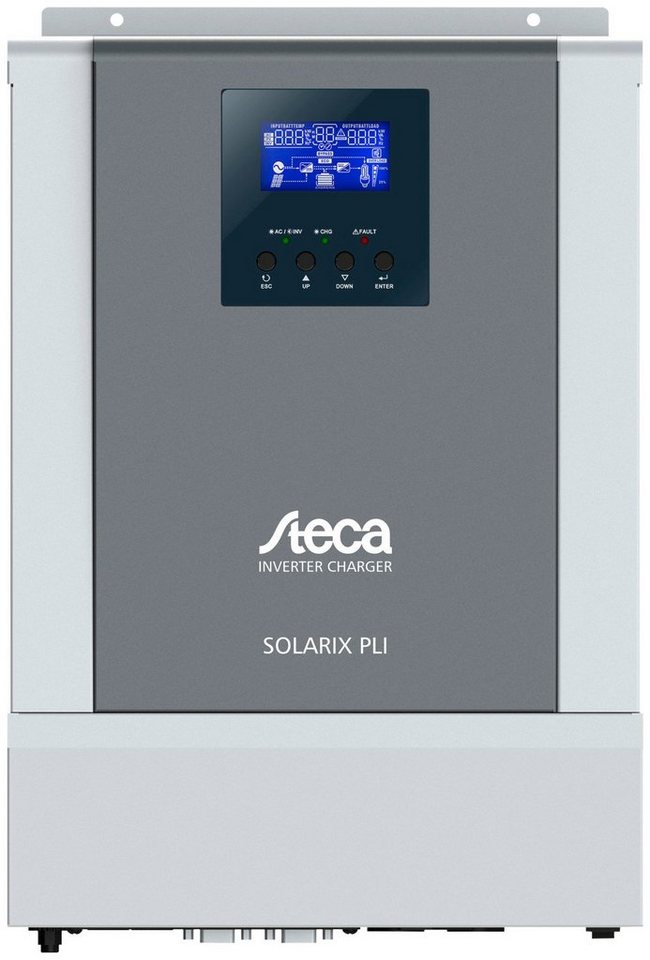 Steca Solarix PLI 2400-24 Solarladegerät (2400 W, 24 VDC, 230 VAC, 40-65 Hz) von Steca