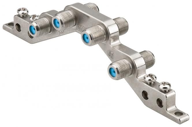 F-Erdungsblock 4 fach F-Erdungsblock 4 fach von Stecker und Dosen