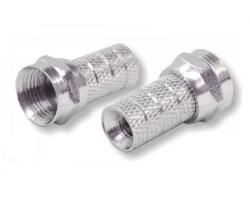 F-Stecker 4mm von Stecker und Dosen