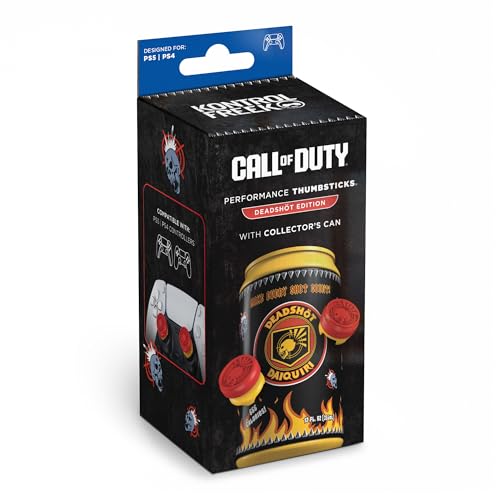 KontrolFreek Call of Duty® Deadshot Daiquiri für Playstation – Performance Thumbsticks – Collector’s Can Edition – Ingame-Item – CoD Deadshot Perk PS5 Kit von SteelSeries