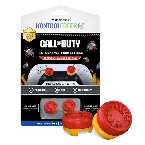 KontrolFreek Call of Duty® Deadshot Daiquiri für Playstation – Performance Thumbsticks – Collector’s Edition – Ingame-Item – CoD Deadshot Standard PS5-Kit von SteelSeries