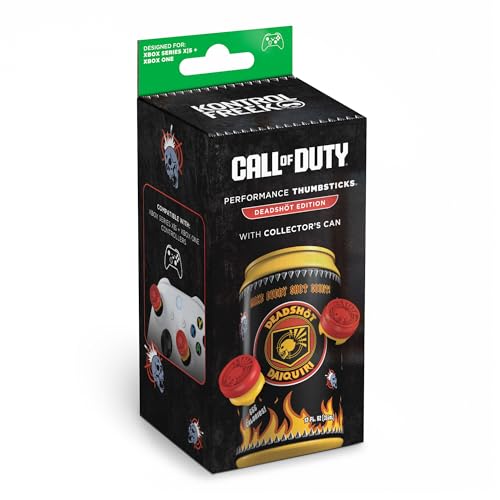 KontrolFreek Call of Duty® Deadshot Daiquiri für Xbox – Performance Thumbsticks – Collector’s Can Edition – Ingame-Item – CoD Deadshot Perk Xbox-Kit von SteelSeries