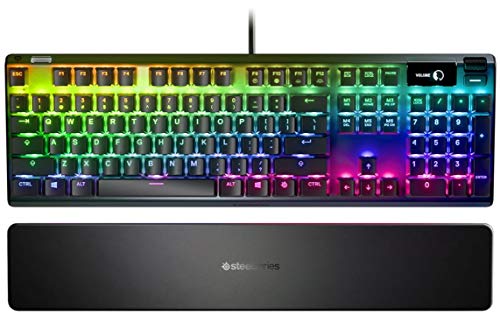 SteelSeries Apex 7 - Mechanische Gaming-Tastatur – OLED Smart Display – Rot Schalter – Türkisch (QWERTY) Layout - Standard von SteelSeries