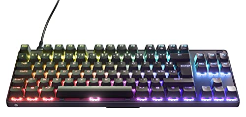 SteelSeries Apex 9 TKL - Mechanische Gaming-Tastatur - Optische Switches - 2-Punkt-Betätigung - Esports-Formfaktor ohne Tenkey - Hotswap- fähige Switches - Französisches (AZERTY) Layout von SteelSeries