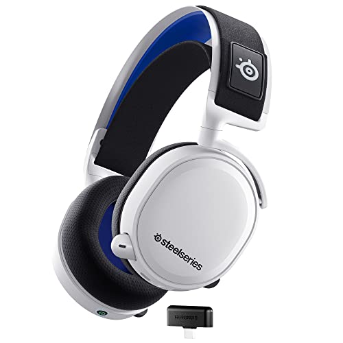 SteelSeries Arctis 7P+ - Wireless Gaming-Headset - Verlustfreie 2,4 GHz-Verbindung - 30 Stunden Akkulaufzeit - Für PS5, PS4, PC, Mac, Android und Switch - Weiß von SteelSeries