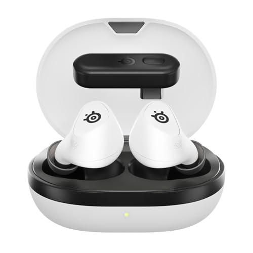 SteelSeries Arctis GameBuds für PlayStation – Wireless In Ear Gaming Kopfhörer – 2,4GHz + BT5.3 – ANC/Transparenzmodus –Wasserbeständig IP55 –40H Batterie – Drahtloses Laden – PS5, PC, Switch 2, Mobil SteelSeries Arctis GameBuds für PlayStation – Wireless In Ear Gaming Kopfhörer – 2,4GHz + BT5.3 – ANC/Transparenzmodus –Wasserbeständig IP55 –40H Batterie – Drahtloses Laden – PS5, PC, Switch 2, Mobil von SteelSeries