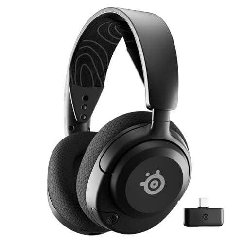 SteelSeries Arctis Nova 5 Wireless - Gaming Headset- Multi-System -PC,PS5,Switch 2 - Magnetische Neodym-Treiber -Über 100 Audio Presets - 60H Akkulaufzeit - 2,4 GHz oder BT-ClearCast Gen2.X-Mik von SteelSeries