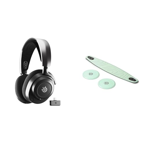 SteelSeries Arctis Nova 7 Wireless Multi-Plattform Gaming-Headset Arctis Nova Booster Pack Mint - Gaming Headset Zubehör - Zweifarbiger Nylon-Kopfband von SteelSeries