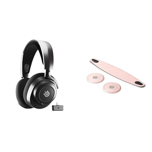 SteelSeries Arctis Nova 7 Wireless Multi-Plattform Gaming-Headset Arctis Nova Booster Pack Rose Quartz - Gaming Headset Zubehör - Zweifarbiger Nylon-Kopfban von SteelSeries