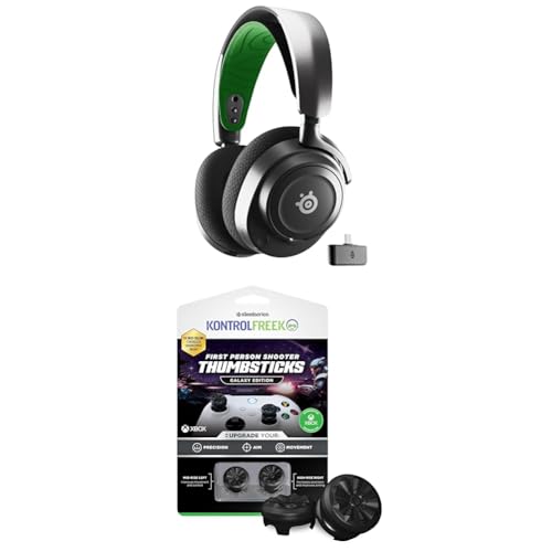 SteelSeries Arctis Nova 7X Wireless Xbox Gaming Headset - 2,4 GHz & Mischbarer Bluetooth-Sound + KontrolFreek FPS Freek Galaxy Black für Xbox One & Xbox Series X Controller - Performance Thumbsticks SteelSeries Arctis Nova 7X Wireless Xbox Gaming Headset - 2,4 GHz & Mischbarer Bluetooth-Sound + KontrolFreek FPS Freek Galaxy Black für Xbox One & Xbox Series X Controller - Performance Thumbsticks von SteelSeries
