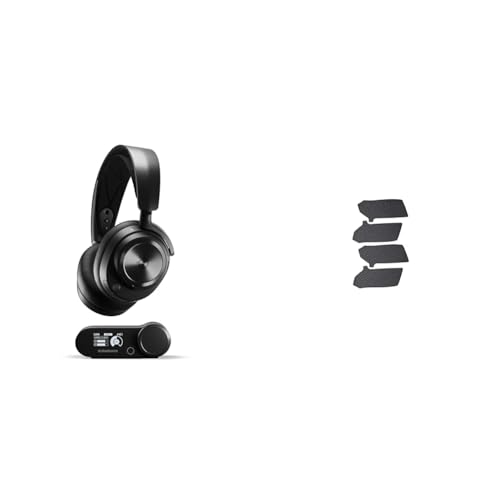 SteelSeries Arctis Nova Pro Wireless - Multi-System Gaming-Headset – Hi-Fi-Treiber – Active Noise Cancellation – Infinity Power System – PC & Razer Mouse Grip Tape Viper + Viper Ultimate (rutschfest von SteelSeries