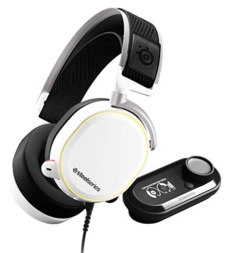 SteelSeries Arctis Pro GameDAC – Gaming-Headset – zertifizierte hochauflösende Audioqualität – ESS Sabre DAC - Weiß von SteelSeries