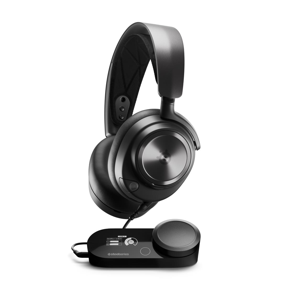 SteelSeries Gaming Headset Arctis Nova Pro Wireless P Wh B-Ware Multi-System Gaming-Headset mit wechselbarem Akku (Infinity Power System) und Active N von SteelSeries