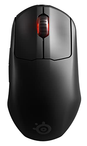 SteelSeries Prime Wireless - Esports Leistung Kabellose Gaming-Maus - 100 Stunden Akkulaufzeit - TrueMove Air Optical Sensor mit 18.000 CPI - Magnetisch-optische Schalter von SteelSeries