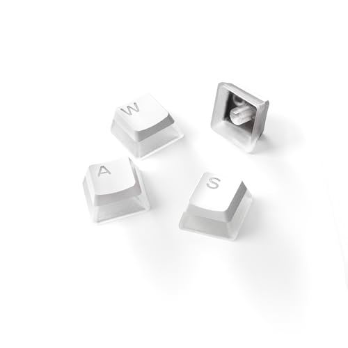 SteelSeries PrismCaps – Double-Shot-Tastenset mit „Pudding“-Optik – Kompatibilität mit allen gängigen mechanischen Tastaturen – MX-Stößel – Weiß (US-Tastaturlayout) von SteelSeries