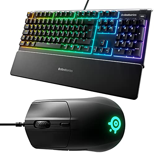 SteelSeries Rival 3 (Gaming Maus) Apex 3 DE QWERTZ (Gaming Tastatur) von SteelSeries