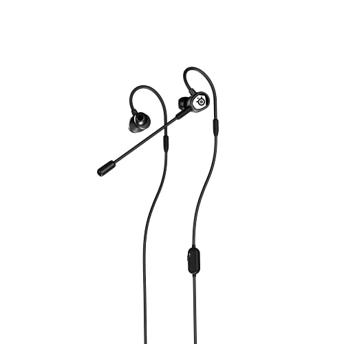 SteelSeries Tusq In-Ear Mobile Gaming Headset - Dual Mikrofon mit Abnehmbarem Galgenmikrofon - Ergonomische Federung Design Ohrhörer - Für Handy von SteelSeries