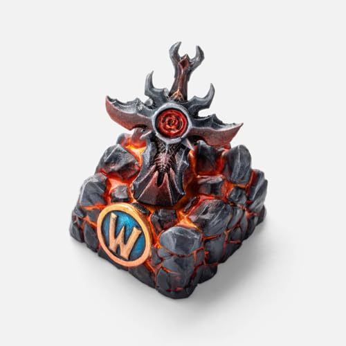 SteelSeries World of Warcraft-Sammlerstück - handgefertigte Kunstharz-Keycap - In-Game-Item - Cherry MX-Switches - nummeriert - Schwert von Sargeras von SteelSeries